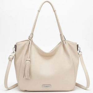 CHARRO - Borsa Donna sacco grande shopping Casual manici intrecciati morbida 2026