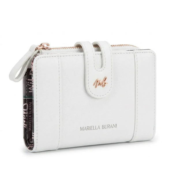 Mariella Burani  - portafoglio portamonete piccolo firmato donna con scatola porta carte donna novità simil pelle zip mod.03