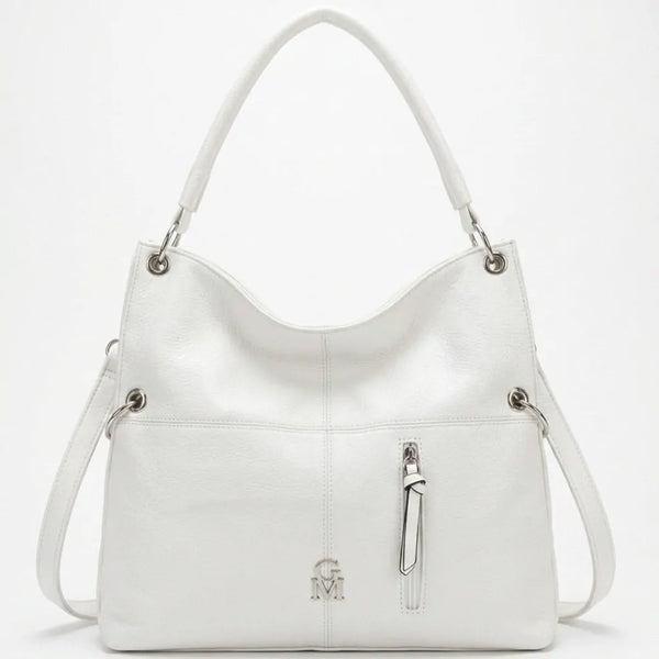La Salvia - Borsa Donna sacco trasformabile 3in1 grande utility Hobo Casual mono manico catena morbida 2026