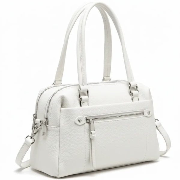 DUDLIN - Borsa donna bauletto a tracolla con multi tasche spalla elegante sportiva