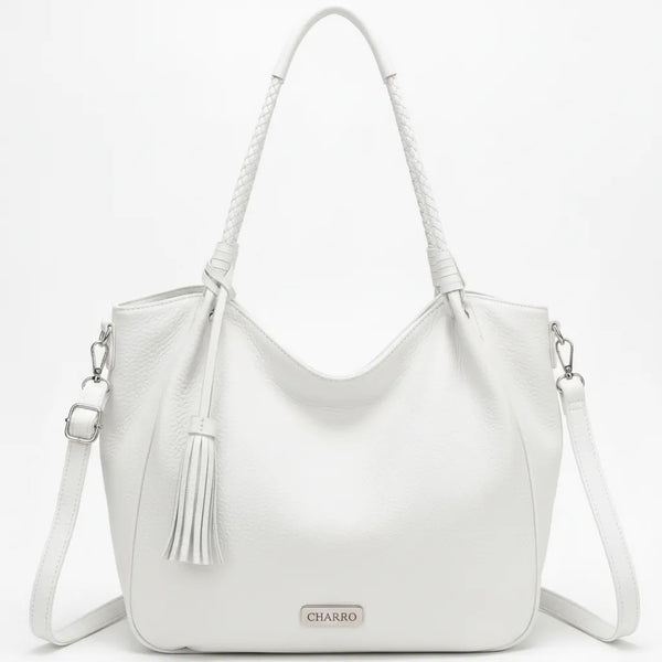 CHARRO - Borsa Donna sacco grande shopping Casual manici intrecciati morbida 2026