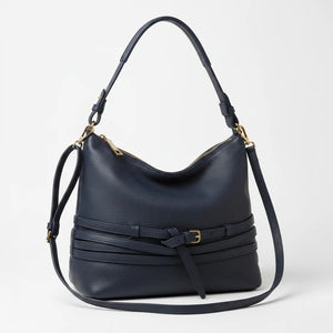 DUDLIN - Borsa donna hobo sacco a spalla tracolla con multi tasche mono manico cinghie
