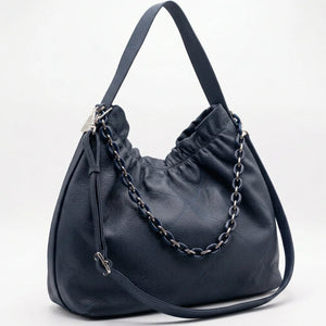 Valentini Gino - Borsa Donna sacco grande Hobo Casual mono manico catena morbida 2026