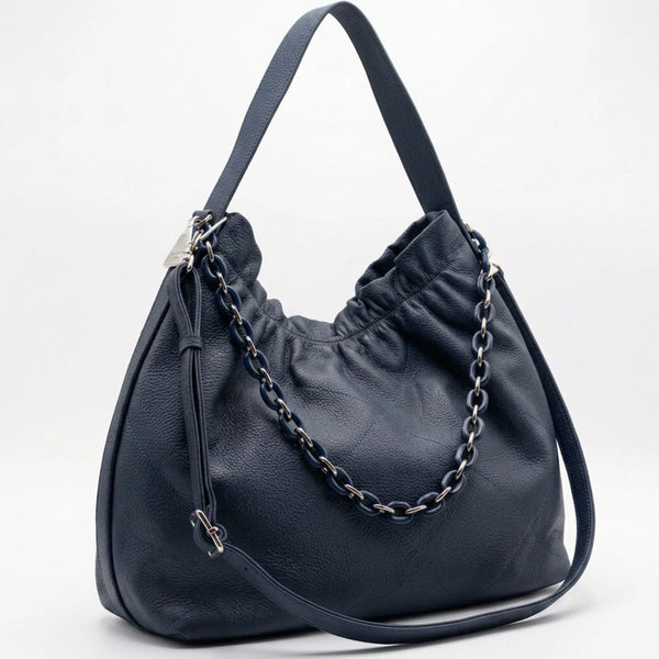 Valentini Gino - Borsa Donna sacco grande Hobo Casual mono manico catena morbida 2026