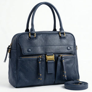 CHARRO - Borsa a Spalla Donna simil Pelle bauletto 2 tasche frontali tracolla