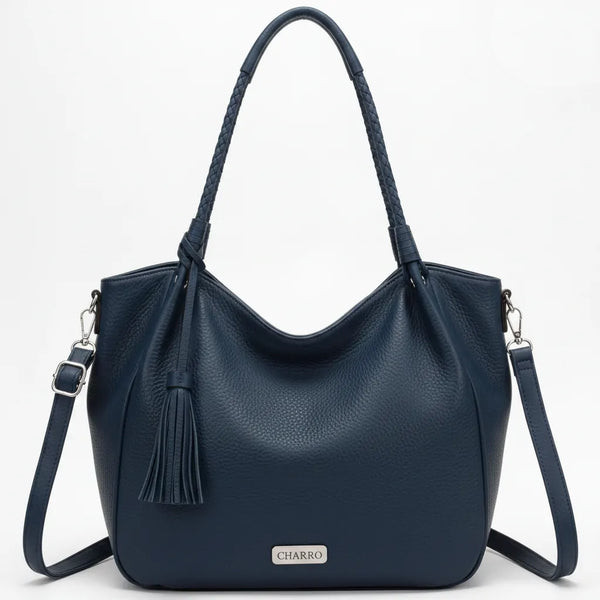 CHARRO - Borsa Donna sacco grande shopping Casual manici intrecciati morbida 2026