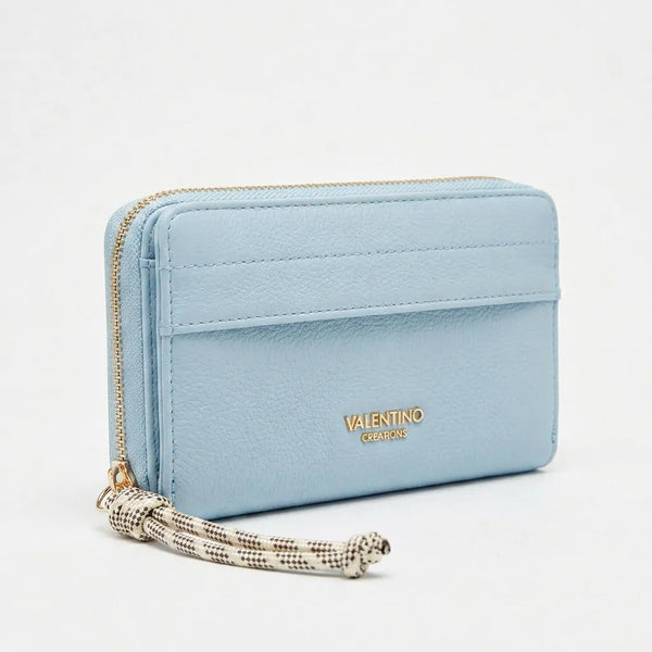 Valentino Creations - portafoglio firmato donna con scatola porta carte donna novità simil pelle idea regalo zip