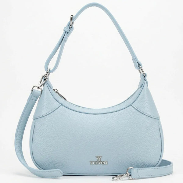 YYcoveri- Borsa borsetta con Doppia tasca mezzaluna piccola hobo monomanico