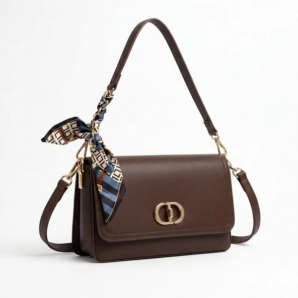 Barbarella - Tracolla in borsetta similpelle grande piccola tracolla catena foulard