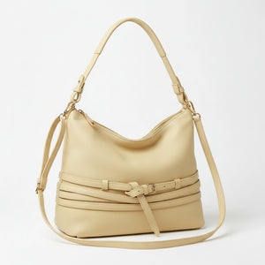 DUDLIN - Borsa donna hobo sacco a spalla tracolla con multi tasche mono manico cinghie