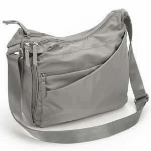 Scurau - Borsa firmata Gyoiamea a X 5 zip Tracolla Donna in Nylon Multitasche