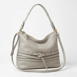 DUDLIN - Borsa donna hobo sacco a spalla tracolla con multi tasche mono manico cinghie