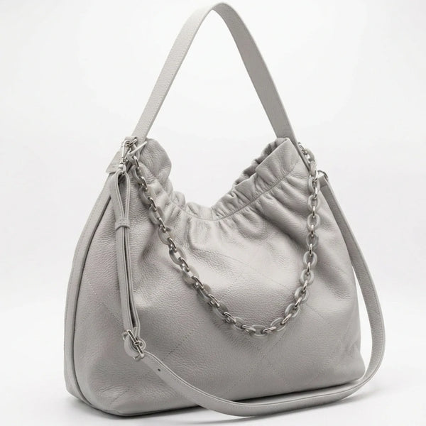 Valentini Gino - Borsa Donna sacco grande Hobo Casual mono manico catena morbida 2026