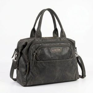 Sweet years - Borsa a Spalla Donna simil Pelle bauletto effetto vintage con tracolla