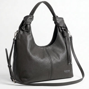 Coveri Collection - Borsa nuova Donna sacco grande Hobo Casual manici fiocco nappina