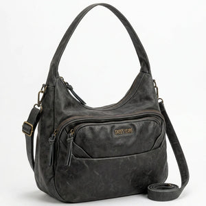 Sweet years - Borsa a Spalla Donna simil Pelle sacco mono manico effetto vintage con tracolla