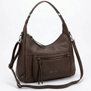 Sweet years - Borsa a Spalla Donna simil Pelle sacco mono manico con tracolla capiente