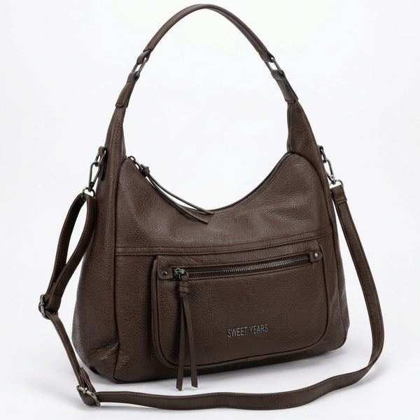 Sweet years - Borsa a Spalla Donna simil Pelle sacco mono manico con tracolla capiente