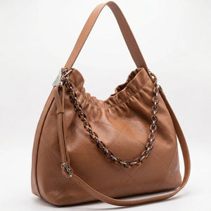 Valentini Gino - Borsa Donna sacco grande Hobo Casual mono manico catena morbida 2026