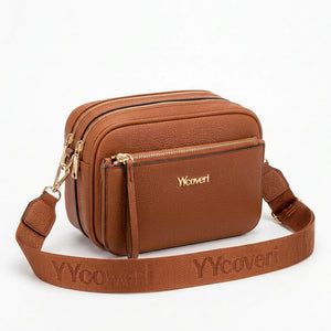 YYCOVERI - Borsa borsetta donna a tracolla firmata multitasche 4 tasche con cerniera nuova