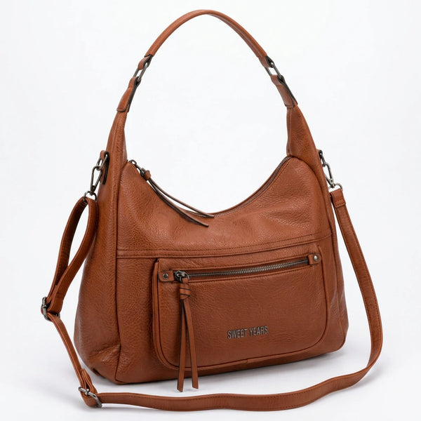 Sweet years - Borsa a Spalla Donna simil Pelle sacco mono manico con tracolla capiente
