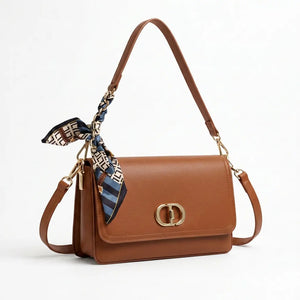 Barbarella - Tracolla in borsetta similpelle grande piccola tracolla catena foulard