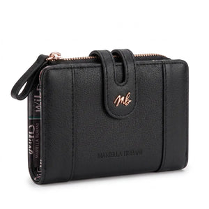 Mariella Burani  - portafoglio portamonete piccolo firmato donna con scatola porta carte donna novità simil pelle zip mod.03
