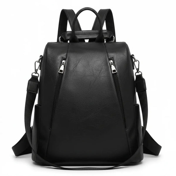 DUDLIN - borsa zaino 2in1 eco pelle venata TRASFORMABILE donna cuoio casual passeggio