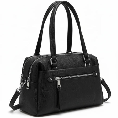 DUDLIN - Borsa donna bauletto a tracolla con multi tasche spalla elegante sportiva
