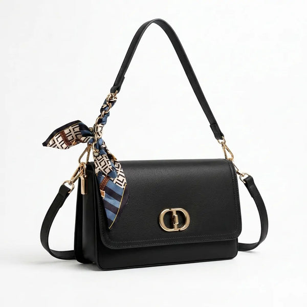 Barbarella - Tracolla in borsetta similpelle grande piccola tracolla catena foulard