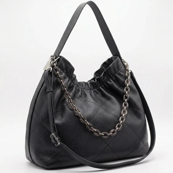 Valentini Gino - Borsa Donna sacco grande Hobo Casual mono manico catena morbida 2026