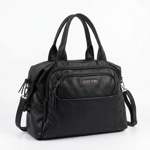 Sweet years - Borsa a Spalla Donna simil Pelle bauletto effetto vintage con tracolla