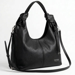 Coveri Collection - Borsa nuova Donna sacco grande Hobo Casual manici fiocco nappina