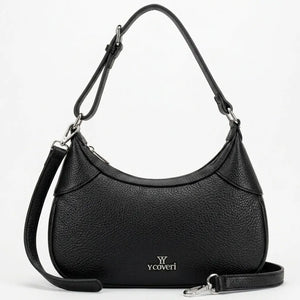 YYcoveri- Borsa borsetta con Doppia tasca mezzaluna piccola hobo monomanico