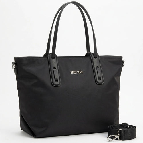 Sweet Years - Borsa nuova Donna shopping bag impermeabile in tessuto tecnico super resistente nylon