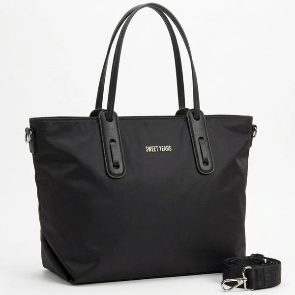 Sweet Years - Borsa nuova Donna shopping bag impermeabile in tessuto tecnico super resistente nylon