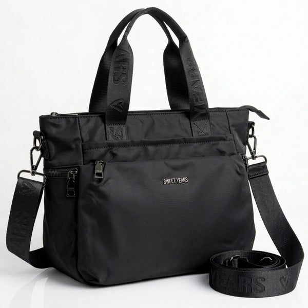 Sweet Years - Borsa nuova Donna tote shopping bag impermeabile in tessuto tecnico super resistente