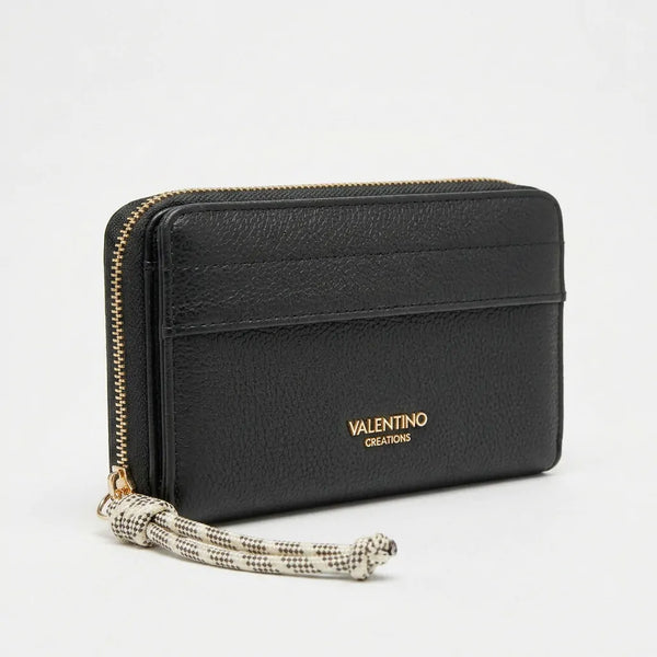 Valentino Creations - portafoglio firmato donna con scatola porta carte donna novità simil pelle idea regalo zip
