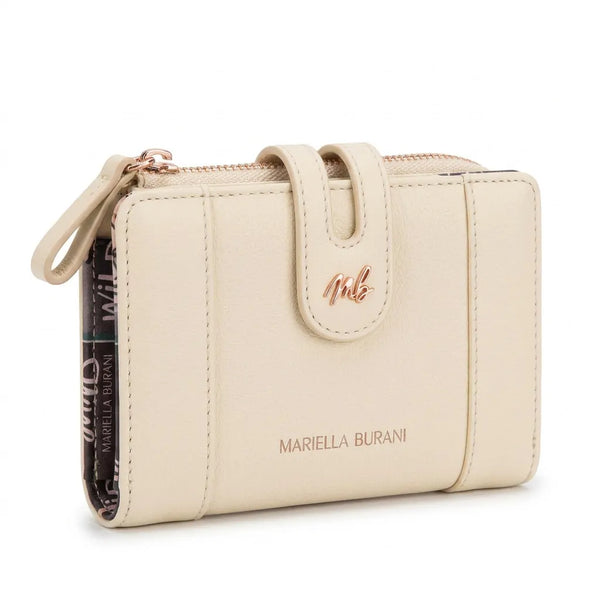 Mariella Burani  - portafoglio portamonete piccolo firmato donna con scatola porta carte donna novità simil pelle zip mod.03