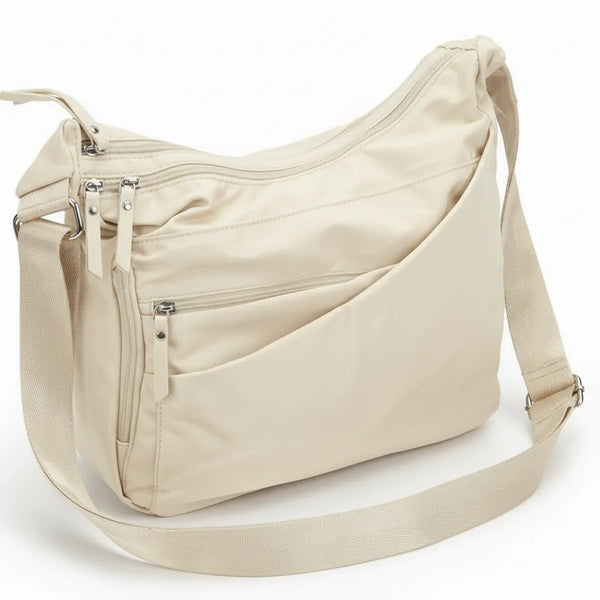 Scurau - Borsa firmata Gyoiamea a X 5 zip Tracolla Donna in Nylon Multitasche