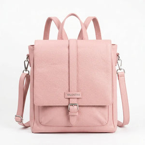 Valentini - borsa zaino 2in1 eco pelle venata TRASFORMABILE donna cuoio casual vintage