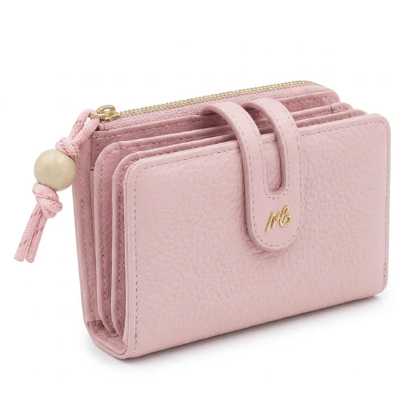 Mariella Burani  - portafoglio trifold portamonete firmato donna con scatola porta carte donna novità simil pelle zip