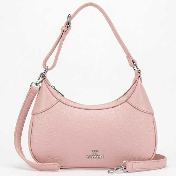 YYcoveri- Borsa borsetta con Doppia tasca mezzaluna piccola hobo monomanico