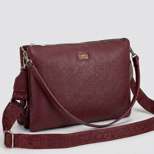 ENRICO COVERI - borsa elegante borsetta tracolla a mano simil pelle sottile slim bustina