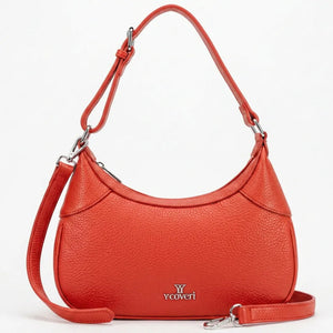 YYcoveri- Borsa borsetta con Doppia tasca mezzaluna piccola hobo monomanico