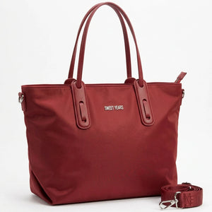 Sweet Years - Borsa nuova Donna shopping bag impermeabile in tessuto tecnico super resistente nylon