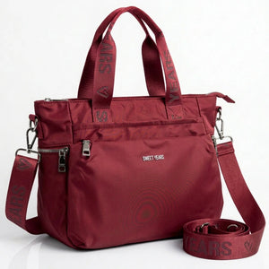 Sweet Years - Borsa nuova Donna tote shopping bag impermeabile in tessuto tecnico super resistente