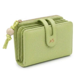 Mariella Burani  - portafoglio trifold portamonete firmato donna con scatola porta carte donna novità simil pelle zip