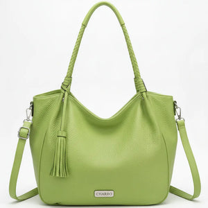 CHARRO - Borsa Donna sacco grande shopping Casual manici intrecciati morbida 2026