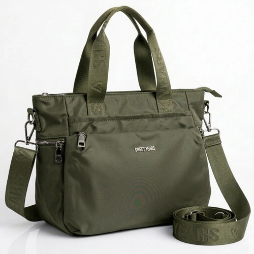 Sweet Years - Borsa nuova Donna tote shopping bag impermeabile in tessuto tecnico super resistente